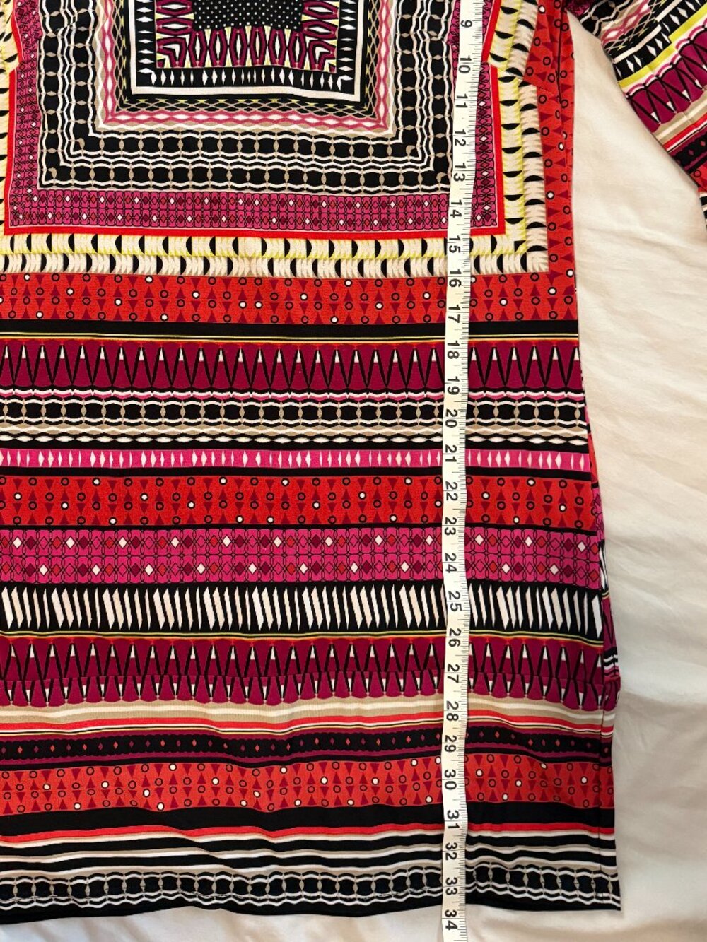 Laundry by Shelli Segal Petites Border Print Jersey Shift Dress | MP - Picture 2 of 4
